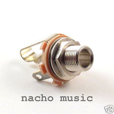 Switchcraft L11 1/4'' Mono Jack w/ Extra Long Bushing