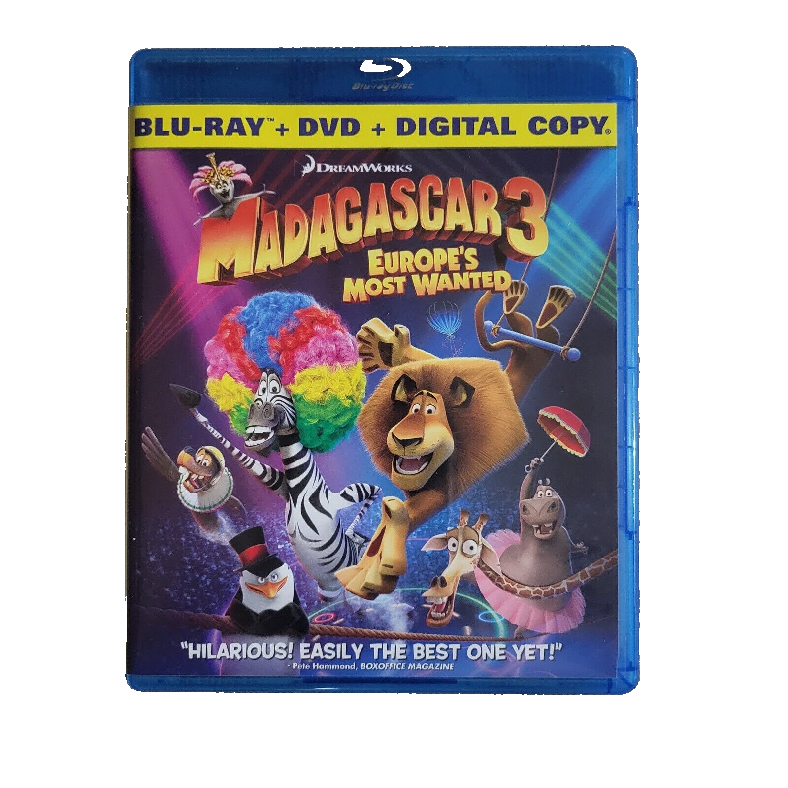 Madagascar 3: Europes Most Wanted (Blu-ray/DVD, 2012, 2-Disc Set