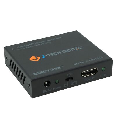 4K 60Hz HDMI Audio Extractor Converter SPDIF + 3.5MM Output Supports HDMI 2.0...