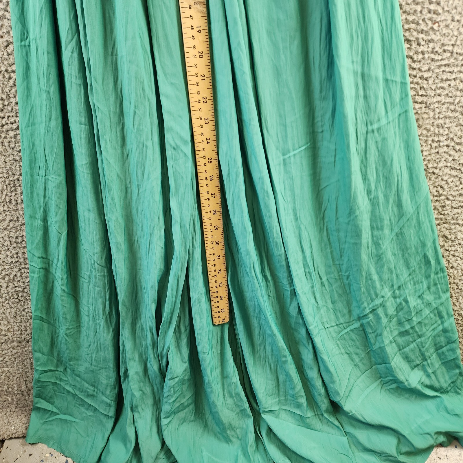 LANVIN Paris Embellished Pleated Maxi Dress Women's Green Fully Pleated - Picture 7 of 13