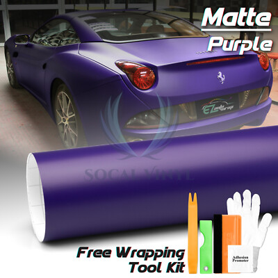 【Matte Flat】 Vinyl Wrap Sticker Decal Film Bubble Free Air Release Sheet Film