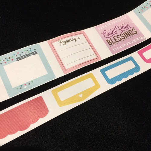 The Happy Planner Faith Sticker Rolls Replacements Rejoice Count Your Blessings