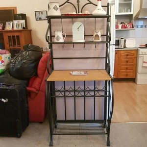 bakers wrought timber iron stand