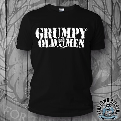GRUMPY OLD MEN - LOGO S-3XL Streetpunk Skinhead Oi! Bandshirt Biertoifel Soifass