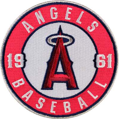 Los Angeles Angels Of Anaheim 1961 Round Sleeve Jersey Logo
