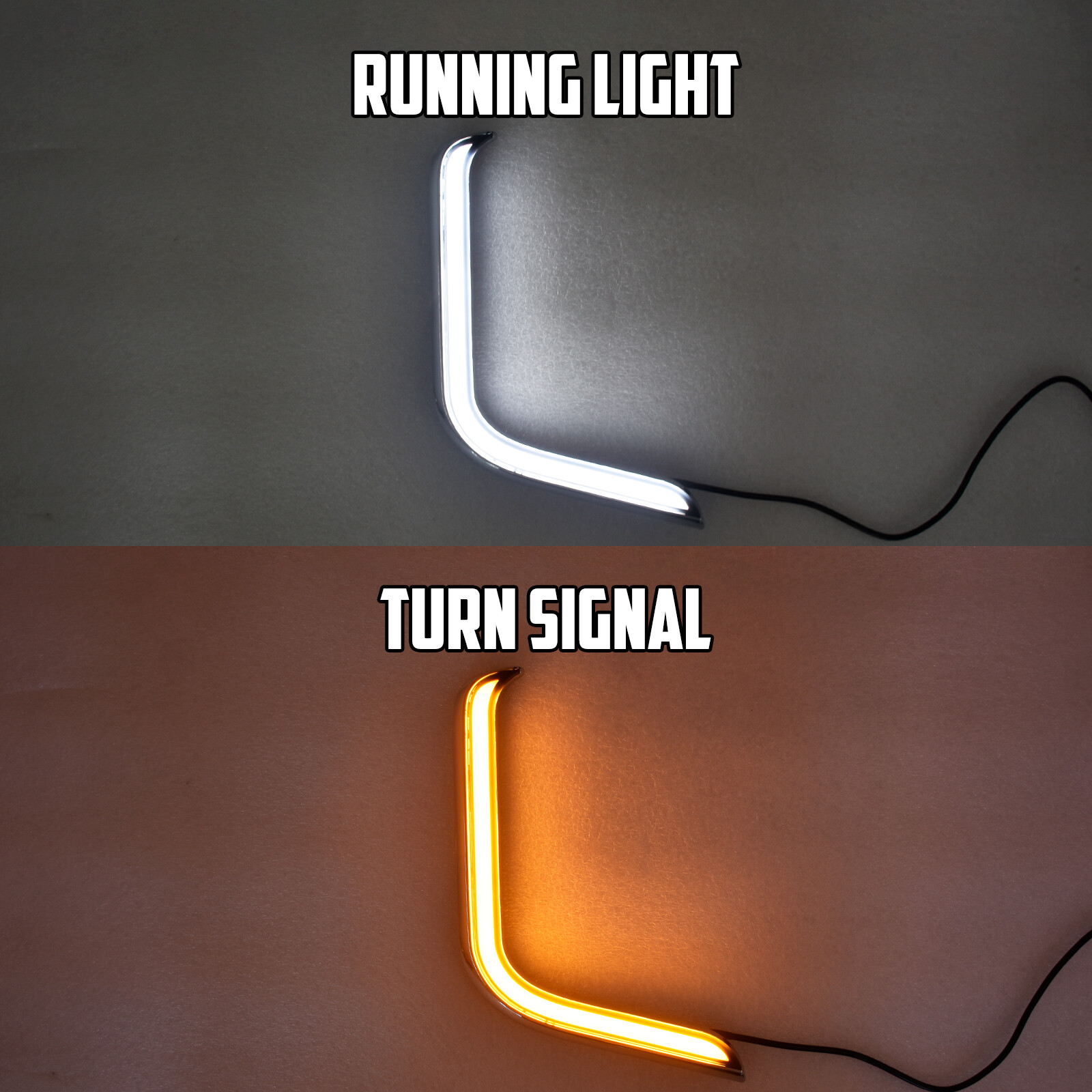 New Fairing Lower LED Turn Signal Running Light Fit For Harley Touring 06-13