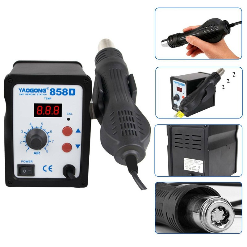 Digitale Entlötkolben Heißluft Löten Lötstation Entlötstation Lötkolben SMD 700W