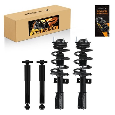4pcs Front Struts w/Coil Spring Rear Shocks for 2008-2012 Buick Enclave 3.6L V6
