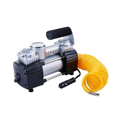 TIREWELL 12V Tire Inflator-Heavy Duty Double Cylinders Direc