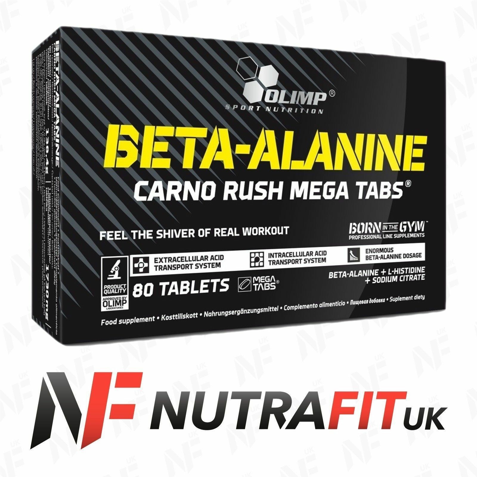 OLIMP BETA - ALANINE CARNO RUSH amino acid formula vitamin B6 80 tabs