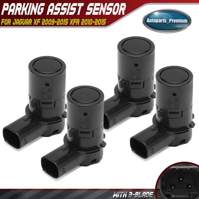 4Pcs Parking Assist Sensor for Jaguar XF 2009-2015 XFR 2010-2015 XFR-S X-Type