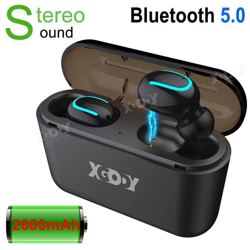 In-Ear Kopfhörer Bluetooth 5.0 Kabellos Stereo Headset TWS Ohrhörer mit Ladebox❥