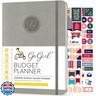 GoGirl Budget Planner – Monthly Financial Planner Organizer Budget Book. Expense Tracker Notebook Journal to Control Money, A5 (Gray)
