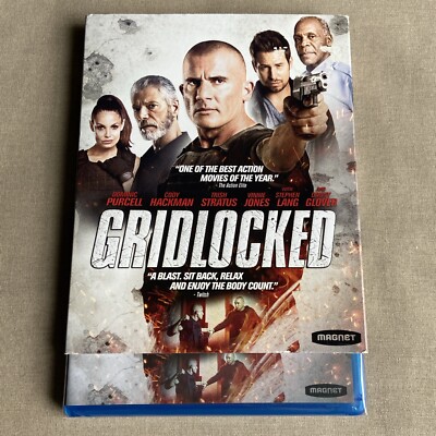 Gridlocked (Blu-Ray NEW 2015) W/ Slipcover Action Purcell Hackman Stratus Glover