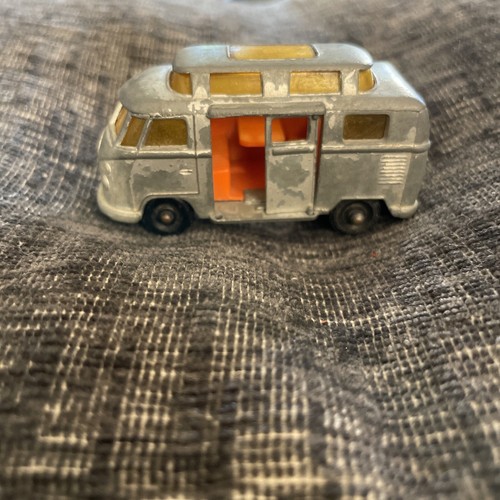 ミニカー MATCHBOX No.34 VW MICROBUS Matchbox No. 34A VW Van blue rare SILVER wheels boxed | eBay
