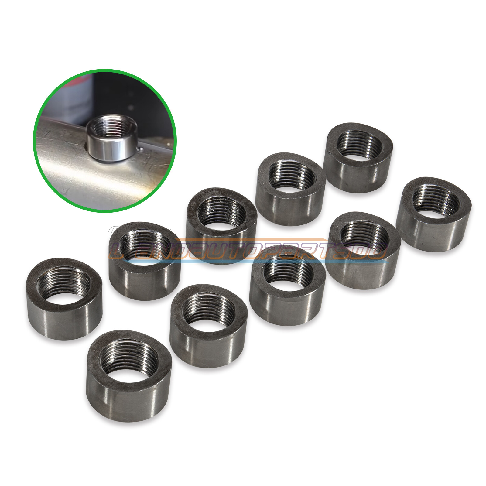 304 STAINLESS 02 O2 OXYGEN SENSOR BUNG M18 X 1.5 SHIPS PRIORITY! (QTY:10PCS)