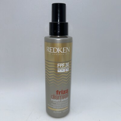 Redken Frizz Dismiss INSTANT DEFLATE Leave-In Smoothing Oil Serum 4.2 fl. oz.