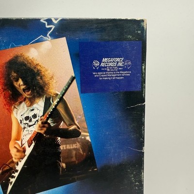 ::Metallica - Ride The Lightning Vinyl LP 1984 Specialty Elektra Megaforce 60396-1