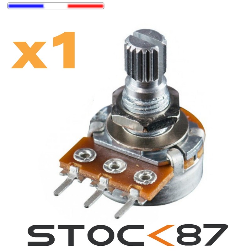 PotentiomÃ¨Tre LinÃ©Aire B  1 - 2,2 - 5 - 10  - 22  - 50 - 100 - 220 - 500 K Ohms 
