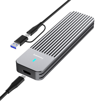 Fanxiang M.2 NVMe SATA SSD Enclosure USB Type C 10Gbps NVMe SSD External Case 