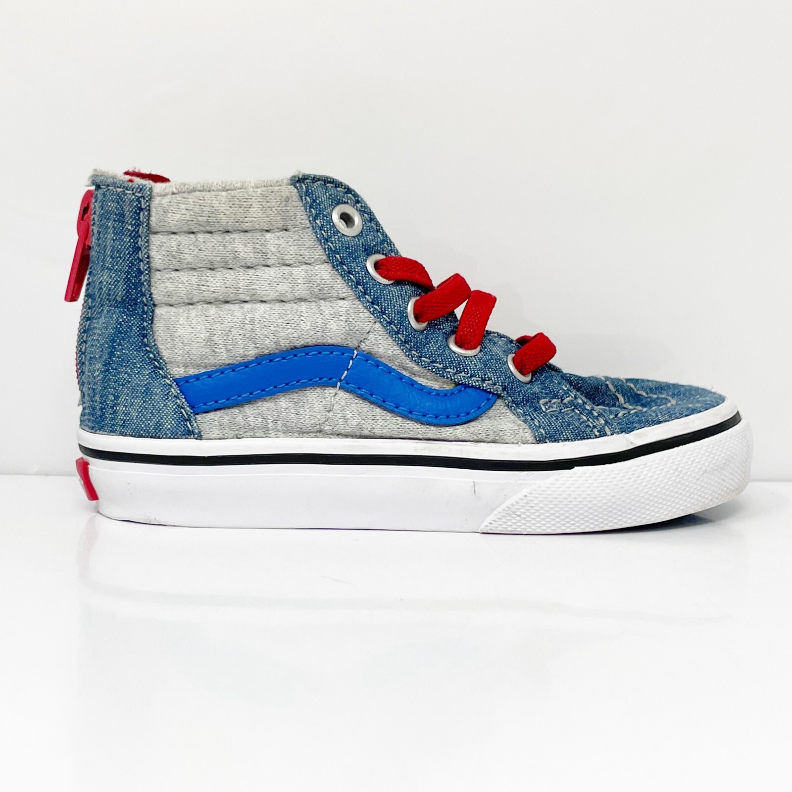 

Vans Boys Off The Wall 721454 Синие повседневные кроссовки, размер 6,5, Синий, Off The Wall