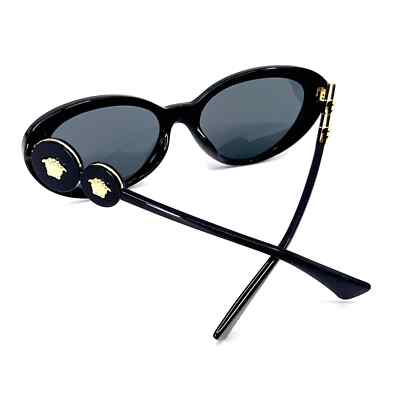 Pre-owned Versace Sunglasses Mod.4433-u Gb1/87 Authentic In Gray