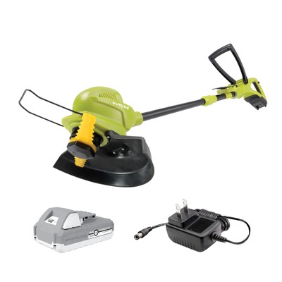 Sun Joe 24-Volt iON+ Cordless SharperBlade Stringless Lawn Trimmer Kit