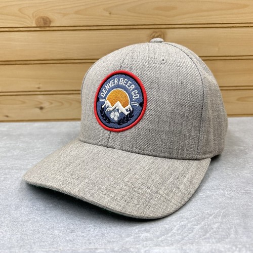 DENVER BEER CO. Hat Ball Cap Adjustable SNAPBACK Gray Mid Profile Colorado