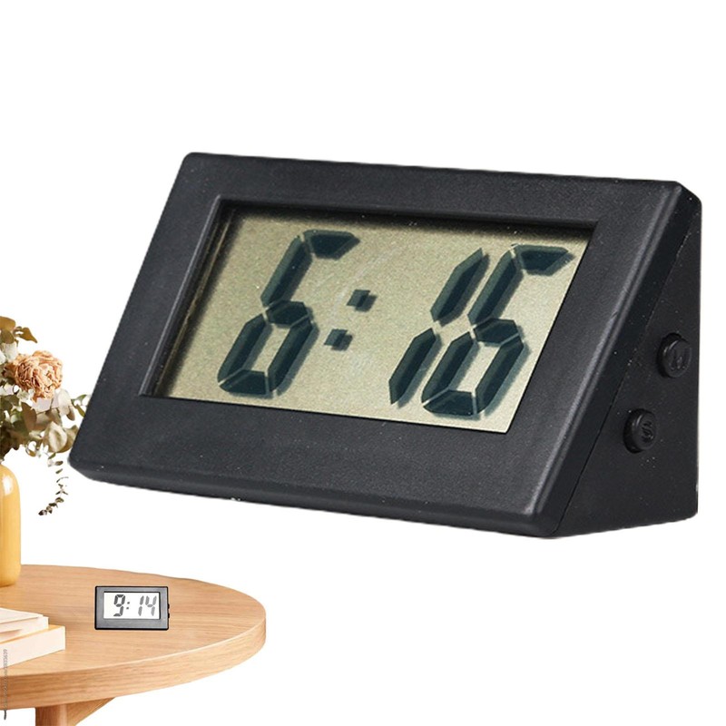 No Tick Electric Alarm Desk Clock With Button Battery