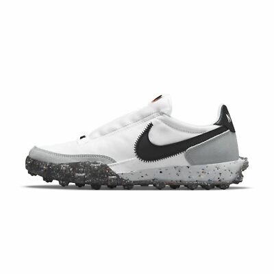 

Женские кроссовки Nike Waffle Racer Crater Summit белые/черно-фотонная пыль (CT1983 104), Summit white/black-photon dust