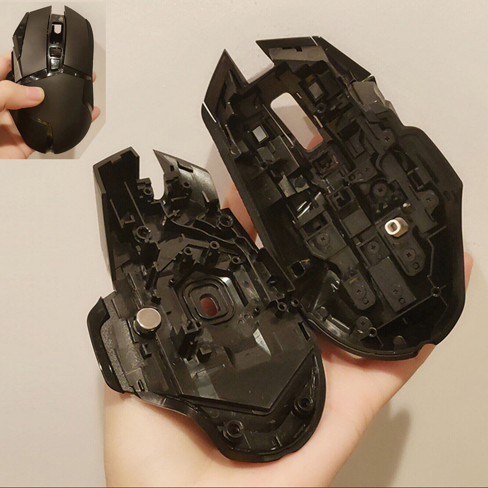 Mouse Shell Top Bottom Case Repair Part for Logitech Wired