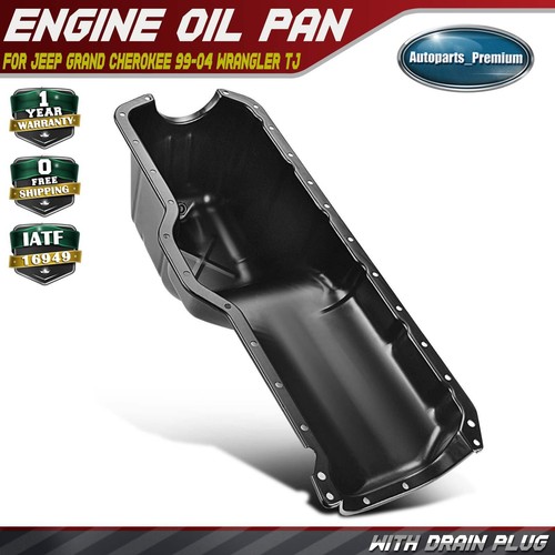 Pan Sump For Jeep Grand Cherokee Wrangler Tj 4.0l Gas 1999-2006