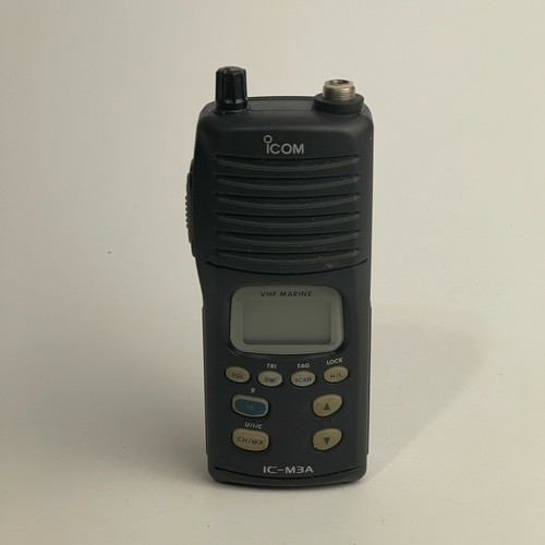 Icom IC-M3A Black Handheld Waterproof Weather VHF Marine