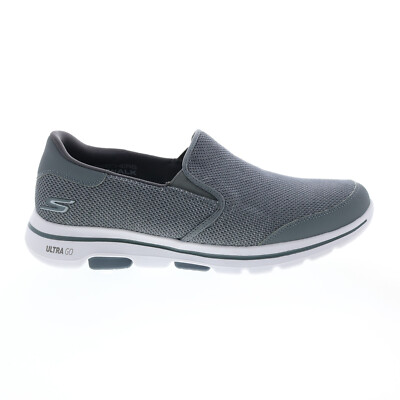 Skechers Go Walk 5 Beeline 216063 Мужские Серые Кроссовки Lifestyle Обувь