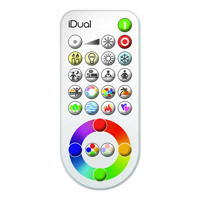 iDual Universal Fernbedienung remote controller Jedi lighting LED-Beleuchtung