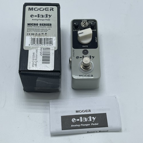 Mooer E-Lady Classic Analog Flanger True Bypass Guitar