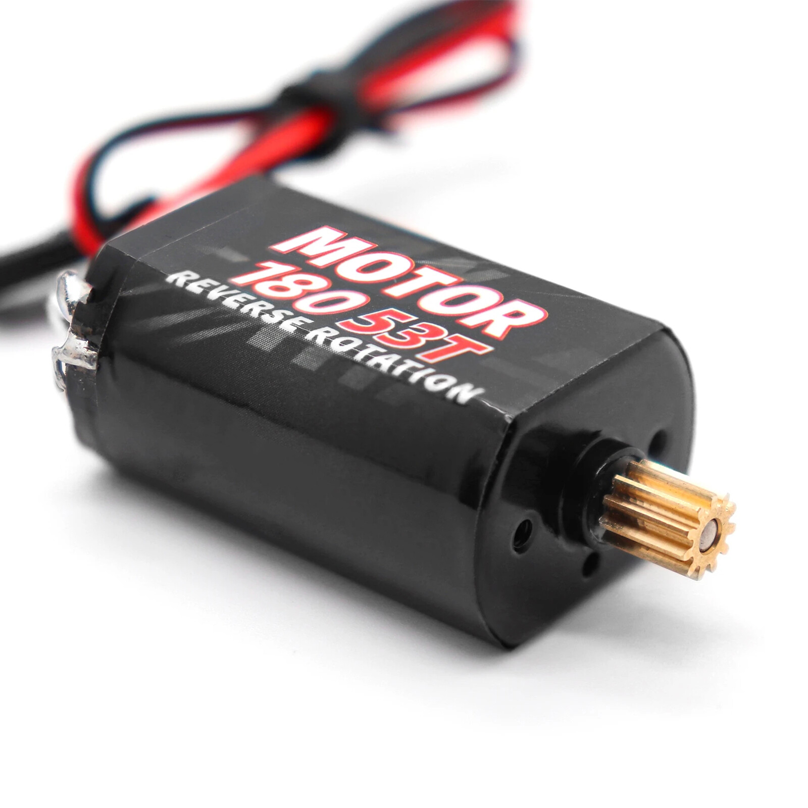 180 Brushed Motor 53T with Stainless Steel Pinion for 1/24 Traxxas TRX4M RC Car