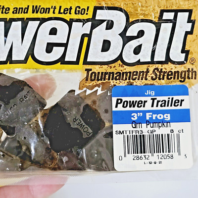 Discontinued Berkley 3'' Frog Jig Power Trailer Chunk 8 Count Pack You Pick Color