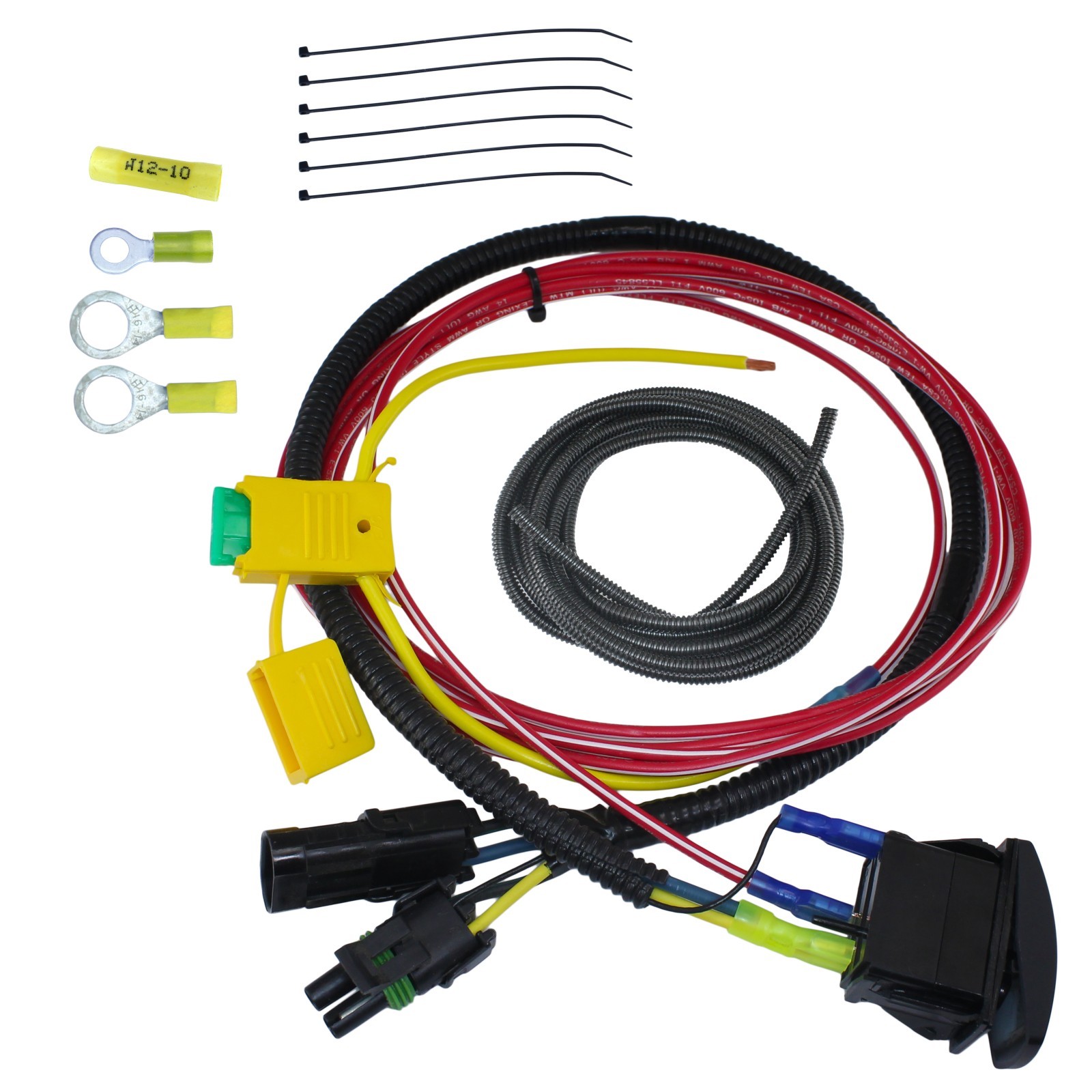 Cooling Fan Override Rocker Switch Kit For Can Am Commander, Maverick