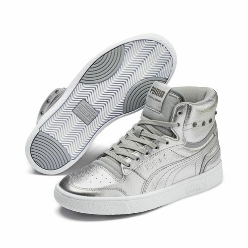 

[372112-01] Женская Puma Ralph Sampson Mid Glitz, Серебряный