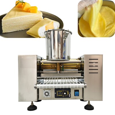 110V 2200W Multi-function Durian Melaleuca Skin Spring Roll Skin Forming Machine