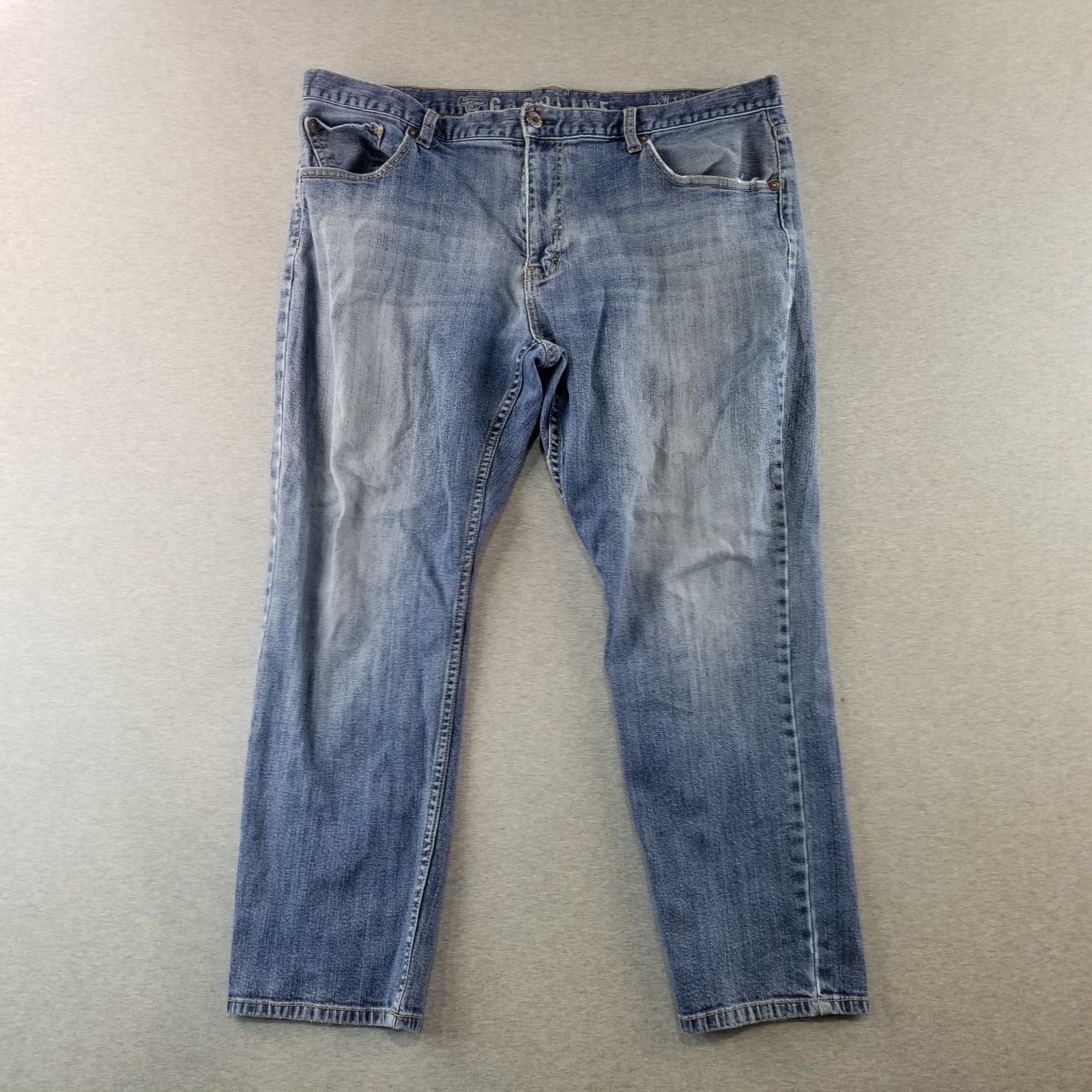 Gasoline Jeans Men's Sz 40x29 VTG Straight Cut 100%Cotton MedWash Normcore Nice