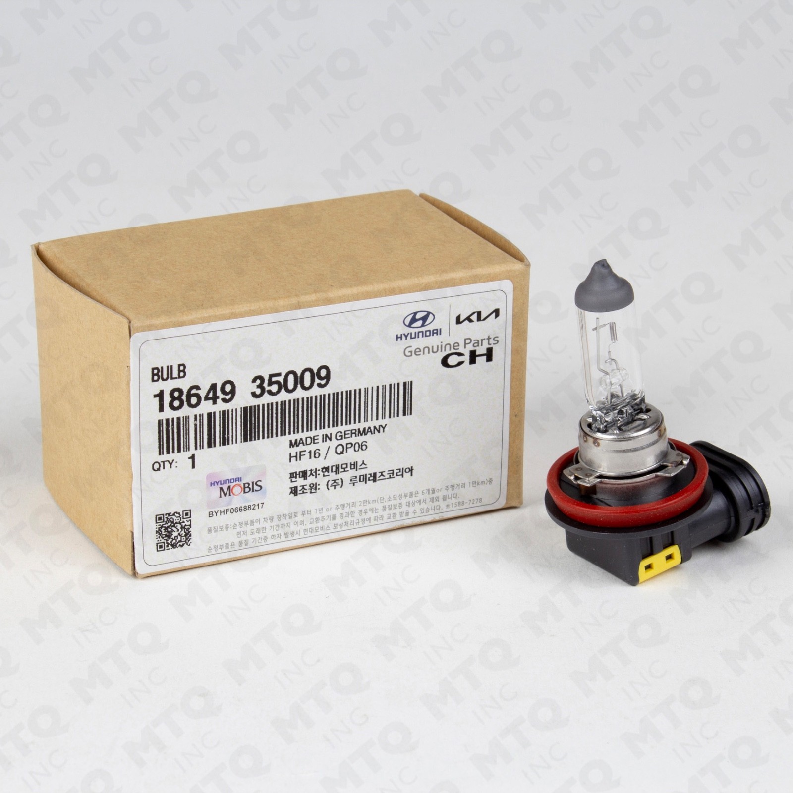 Genuine Hyundai Kia H8 35W 12V Headlight Bulb OSRAM 18649-35009