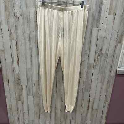 NWT REI Co-op 100% Silk Long Base Layer Bottoms Cream