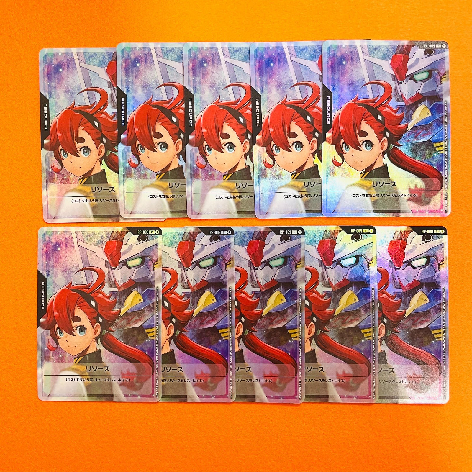 GUNDAM CARD GAME リソースパラレル 10枚セット GUNDAM CARD GAME Limited BOX Ver.β Resource Parallel Card