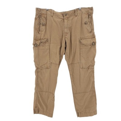 POLO RALPH LAUREN RL-067 Utility Cargo Pants Light Brown Modern Fit 38x30