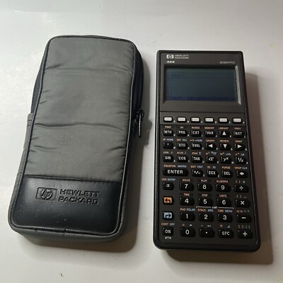 Hewlett Packard HP 48S Graphing Calculator With Case Tested No Manual Tested