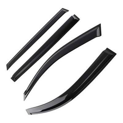 Window Visor Vent Rain Guards  for Toyota RAV4 06-12 4PCS Black Tinted