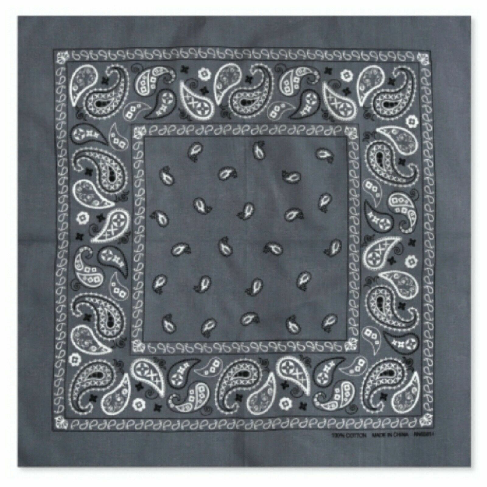HOORSENBUHS ホーセンブース GREY PAISLEY BANDANA HOORSENBUHS