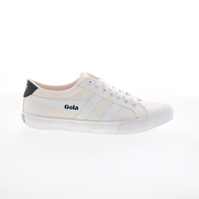 Женские белые парусиновые кроссовки Gola Varsity CLA331 на шнуровке Lifestyle 5